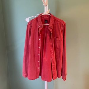Zara overshirt red